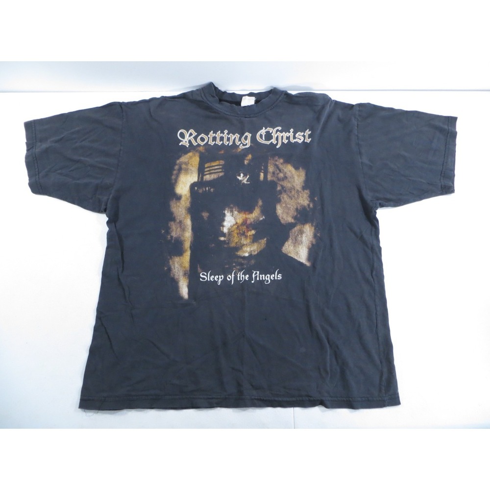 Vintage Rotting Christ Sleep Of The Angels 1998 Black Metal Band Tour Shirt XL